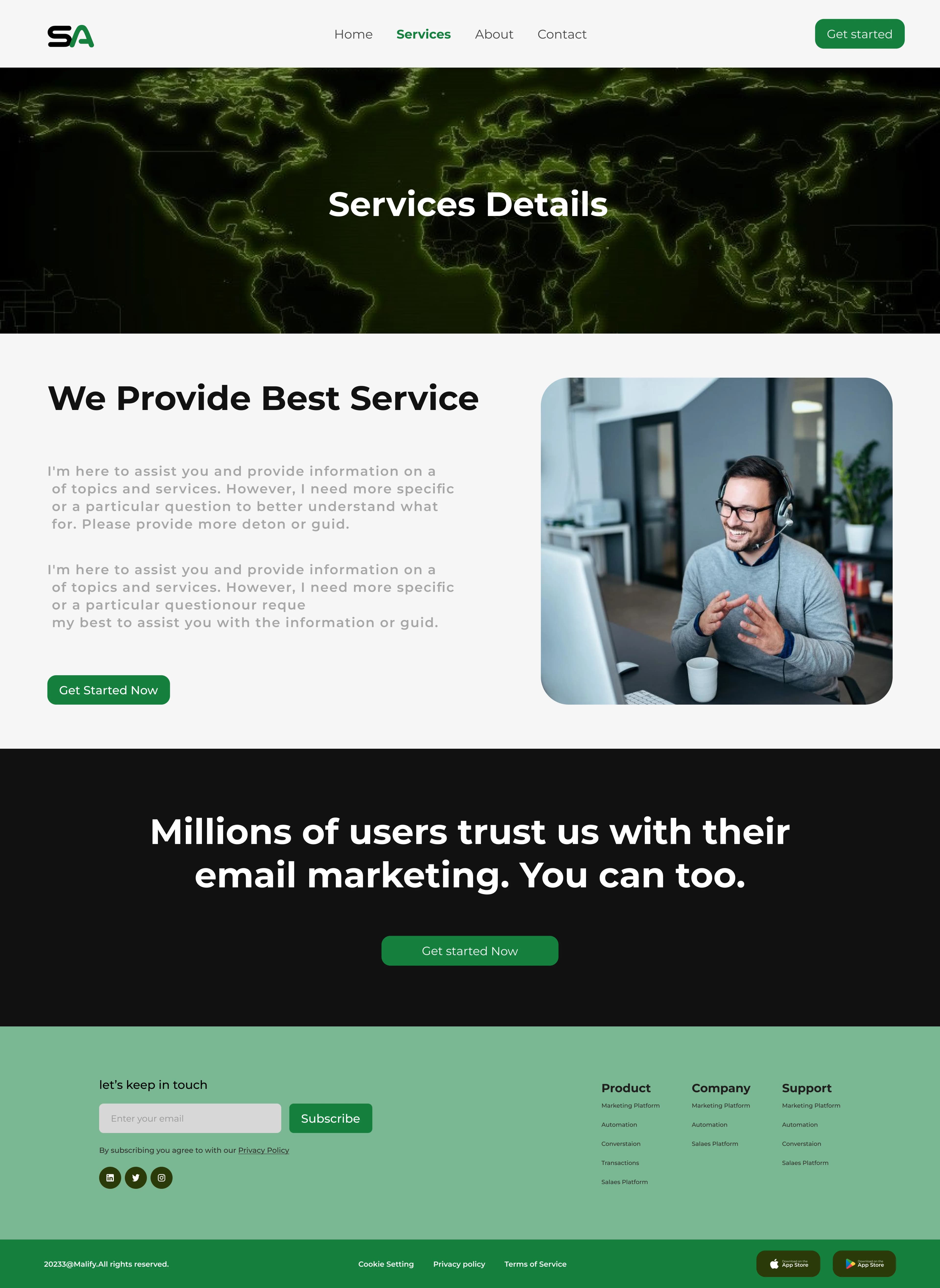 Social Agency Screenshot