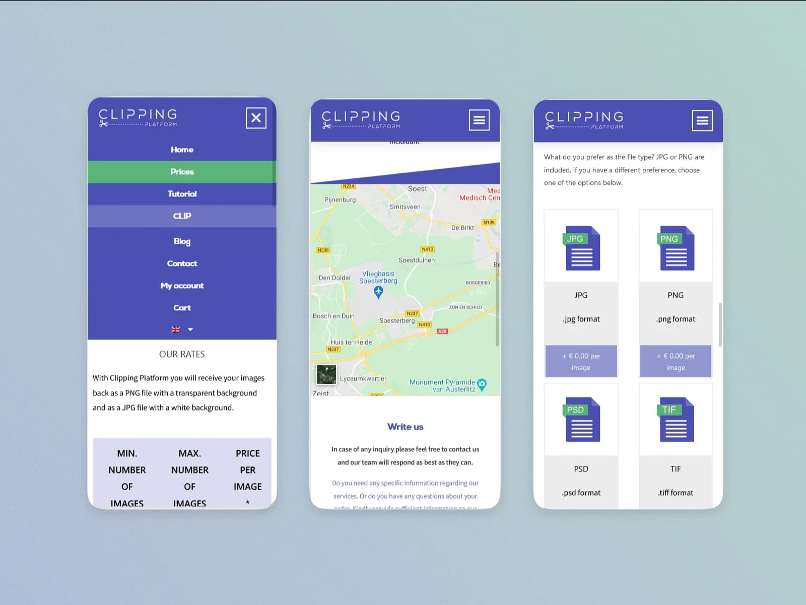 Clipping Platform Screenshot